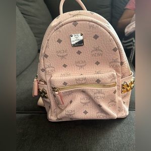 Pink MCM Authentic Backpack Worn A Few Times LIKE NEW !!!
